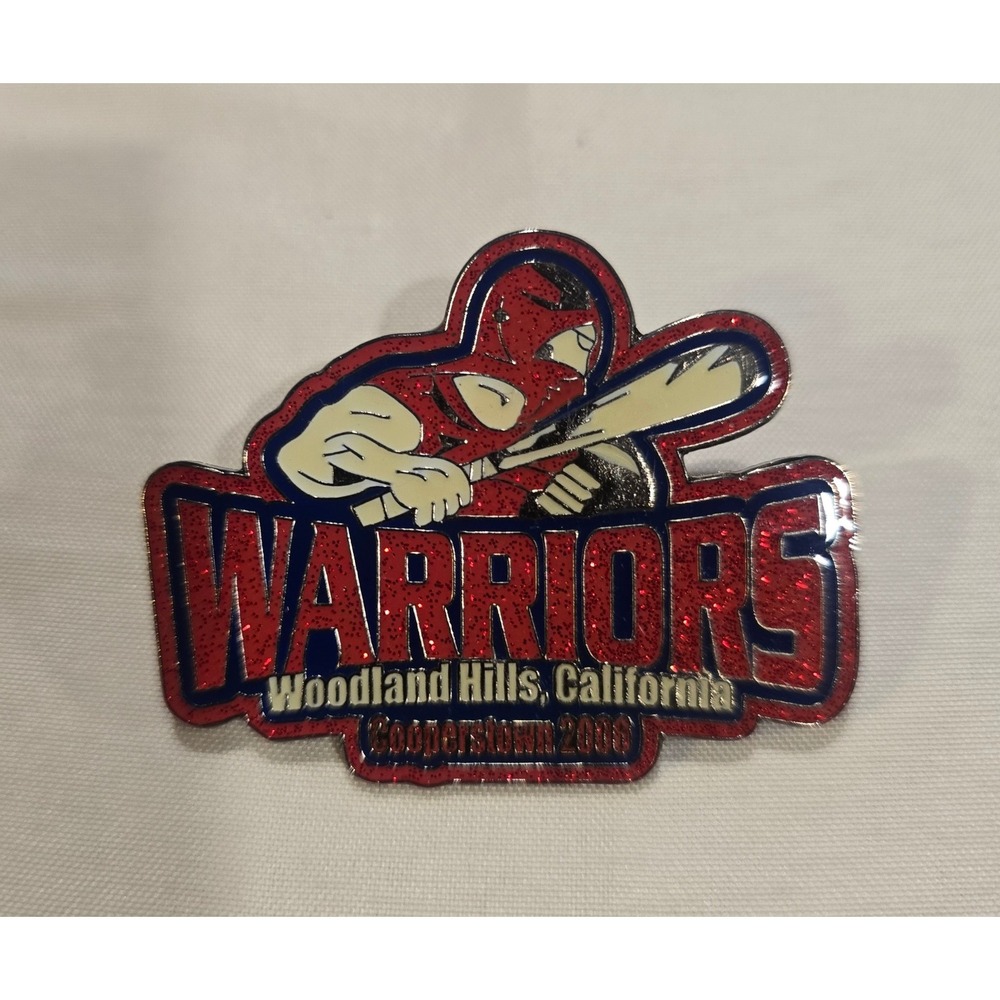 Woodland Hills Warriors Baseball Pin Cooperstown 2006 Glitter Sparkle